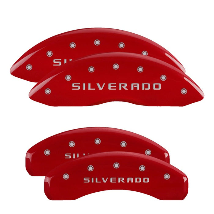 MGP CALIPER COVER 14005SSILRD 14-   Silverado 1501 Caliper Covers Red