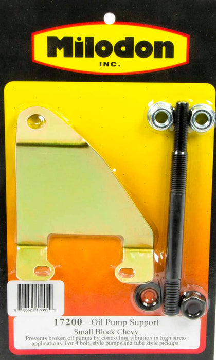 MILODON 17200 SBC Oil Pump Support Bracket