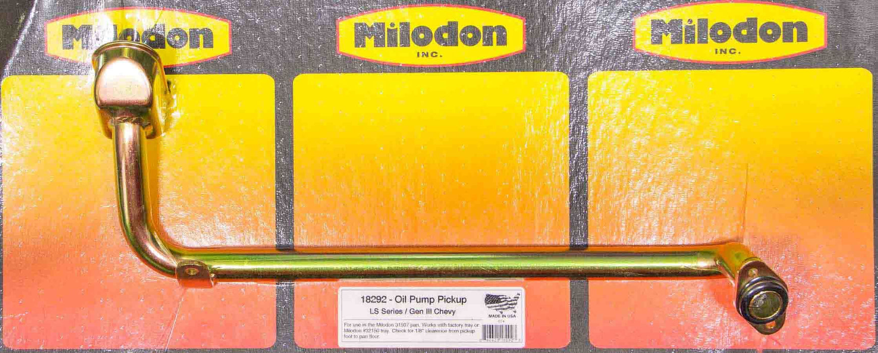 MILODON 18292 Oil Pump Pick-Up
