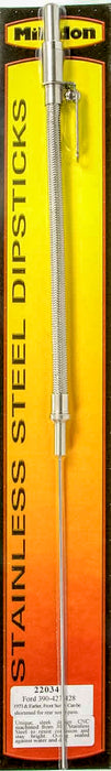 MILODON 22034 S/S Oil Dipstick - Ford FE