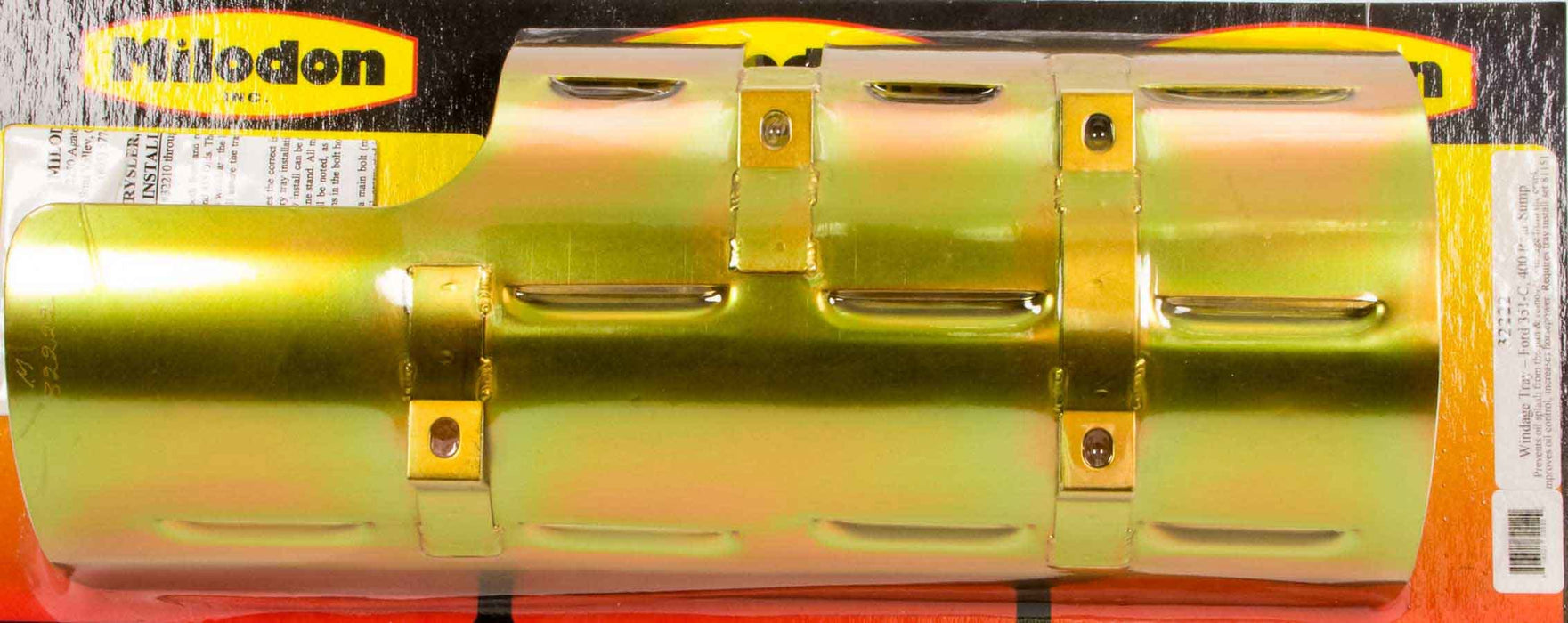 MILODON 32222 Ford Rear Sump Windage Tray - 351C