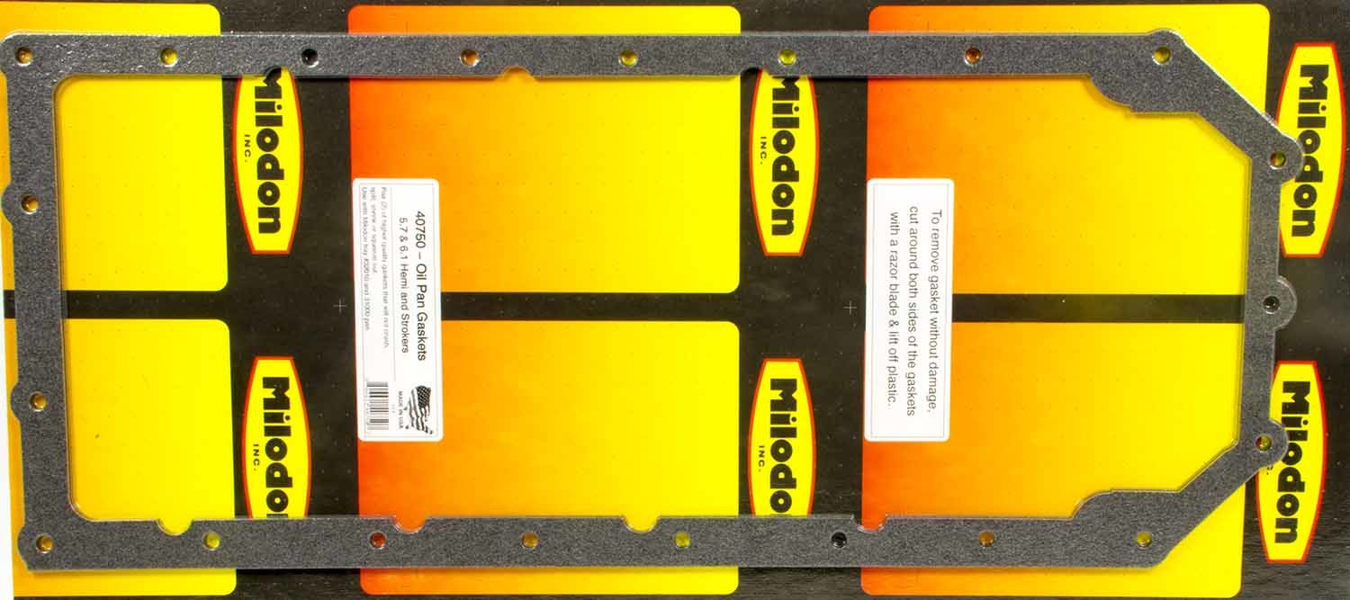 MILODON 40750 Oil Pan Gasket Set - 5.7/6.1L Hemi (Pair)