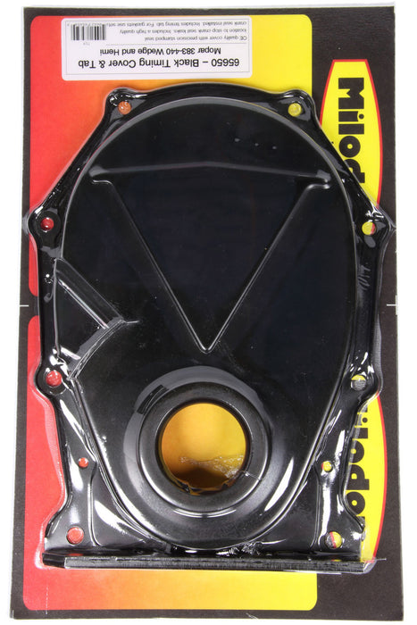 MILODON 65650 BBM Timing Cover - Black