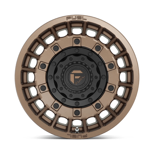 Fuel 1PC D72517902645 D725 17X9 5X4.5/5.0 MT-BRNZ-BLK -12MM - Truck Part Superstore