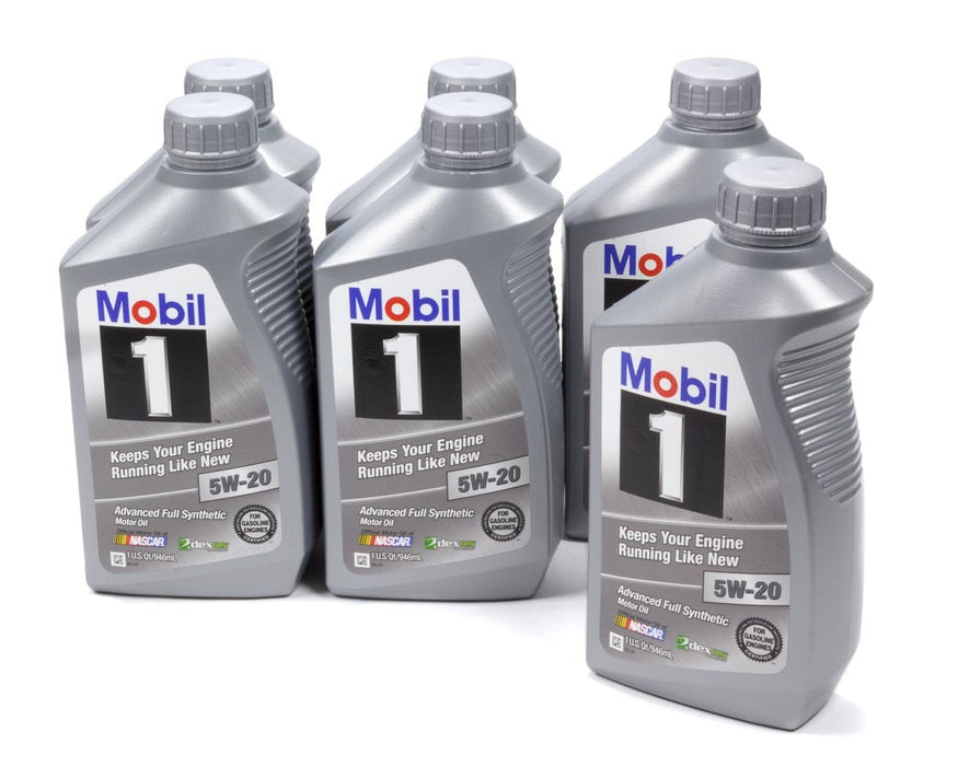 MOBIL 1 103008 5w20 Synthetic Oil 6x1 Qt Dexos