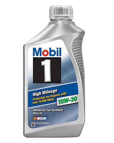 MOBIL 1 103535-1 10w30 High Mileage Oil 1 Qt