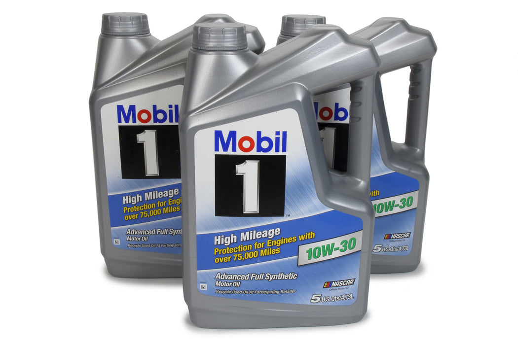 MOBIL 1 120770 10w30 High Mileage Oil Case 3x5 Qt Bottles