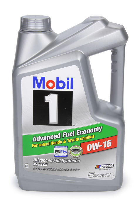 MOBIL 1 124322-1 Mobil 1 Synthetic Oil 0w16 5 Quart Jug