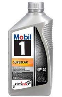 MOBIL 1 126870-1 0W40 Supercar Oil 1 Qt