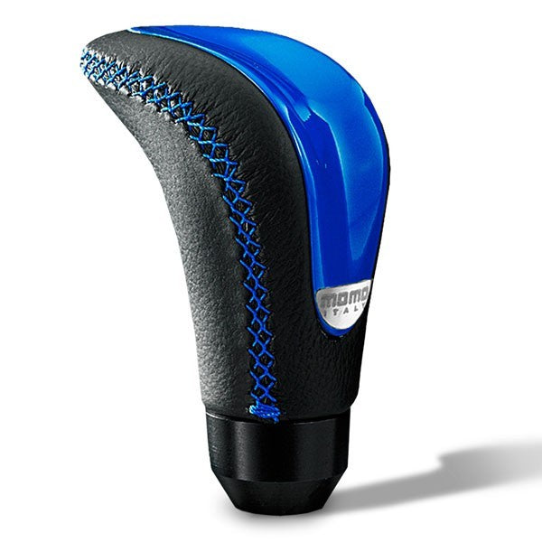 MOMO AUTOMOTIVE ACCESSORIES CTEBLU Combat EVO Shift Knob Leather Blue Insert