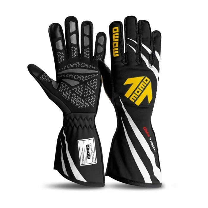 MOMO AUTOMOTIVE ACCESSORIES GUCORPROBLK09 Gloves Corsa Pro  Night Small Black 09 FIA