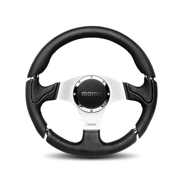 MOMO AUTOMOTIVE ACCESSORIES MIL35BK1P Millenium Steering Wheel Leather / Airleather