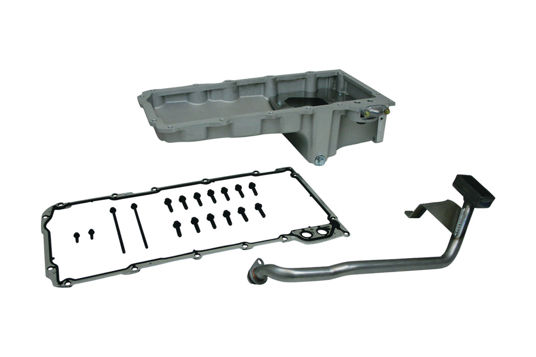 MOROSO 20105 GM LS Swap Oil Pan Kit Cast Aluminum