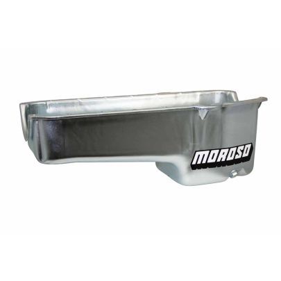 MOROSO 20170 SBC S/S Oil Pan - 5qt. Pre-80 Blocks