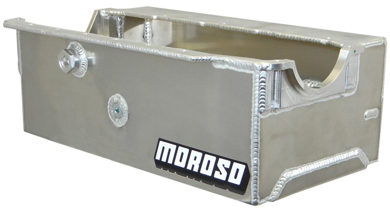 MOROSO 21330 SBC Sprint Car Alum. Oil Pan - Wet Sump 9.5qts.