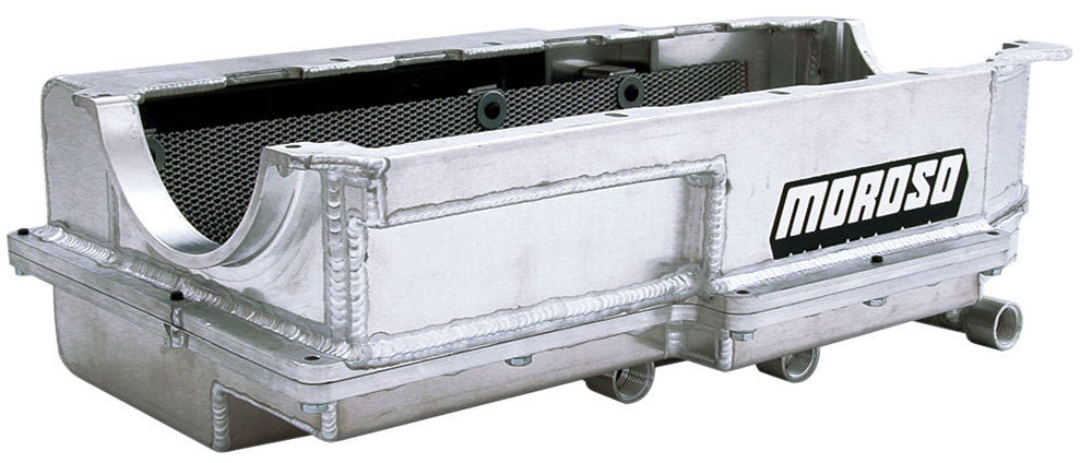 MOROSO 21597 BBC Billet Alum. Oil Pan - Dry Sump Pro Mod
