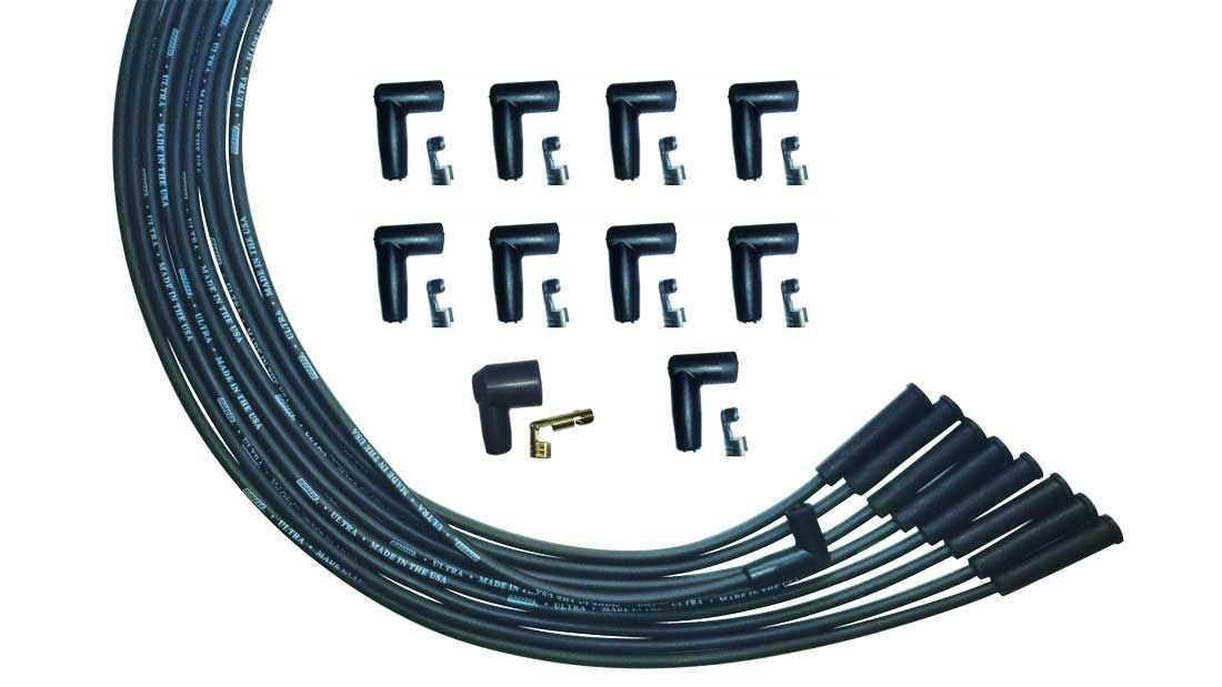 MOROSO 51001 Ultra Plug Wire Set Universal V8 Black