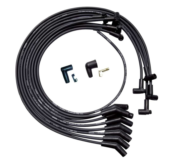 MOROSO 51030 Ultra Plug Wire Set SBC Under V/C Black