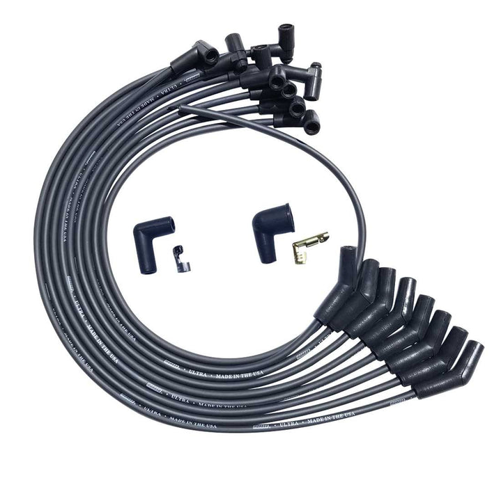 MOROSO 51042 Ultra Plug Wire Set BBC Over V/C Black