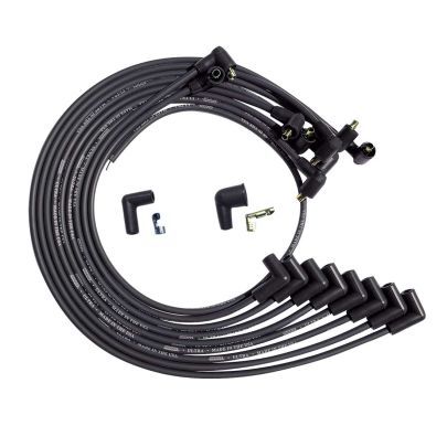 MOROSO 51044 Ultra Plug Wire Set BBC Under V/C Black