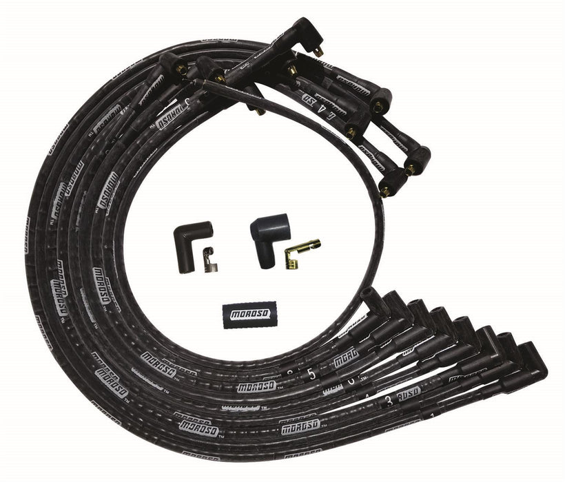 MOROSO 51529 Ultra Plug Wire Set SBC Under V/C Black
