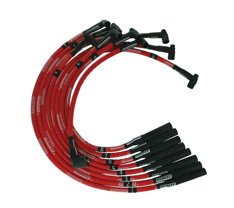MOROSO 52555 Ultra Plug Wire Set SBM 273-360 Red
