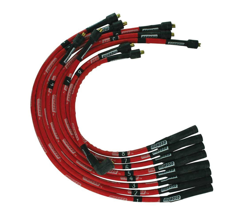 MOROSO 52556 Ultra Plug Wire Set SBM 273-360 Red