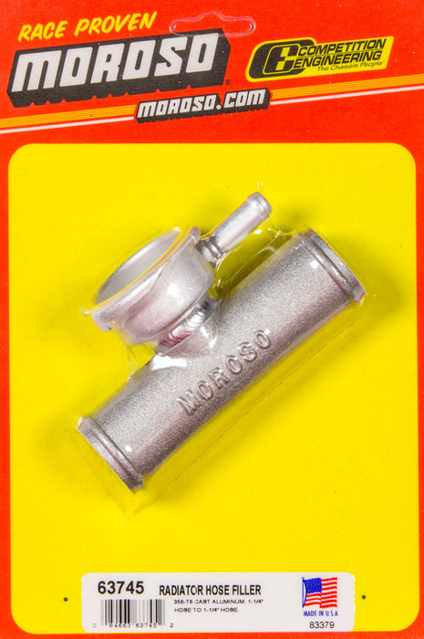 MOROSO 63745 Radiator Hose Filler 1.25in Hose To 1.25in Ho