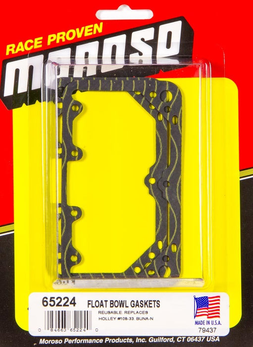 MOROSO 65224 Neoprene Holley Gaskets