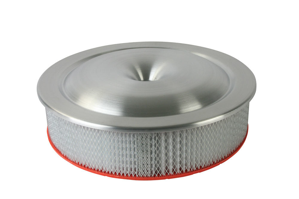 MOROSO 65920 16in Alum. Air Cleaner - Low Profile 7-5/16 Neck