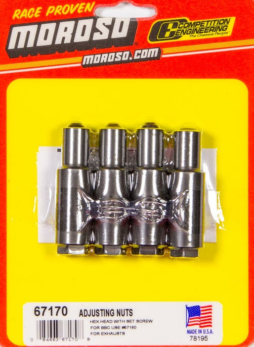 MOROSO 67170 7/16in. Rckr Studs Adj. Nut (4 Pack)