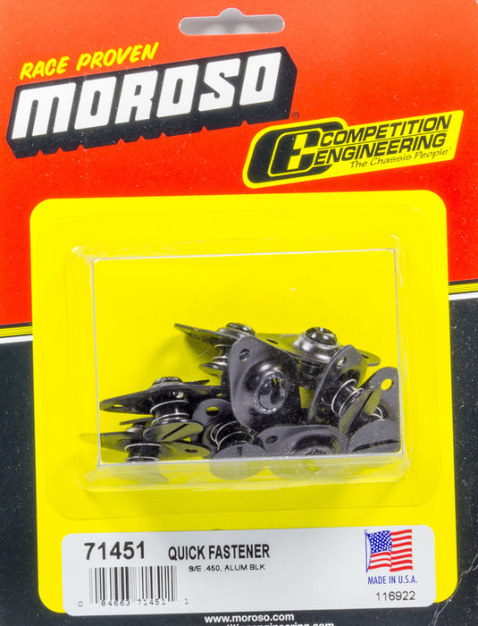MOROSO 71451 Self Ejecting Fasteners .450in Short Body