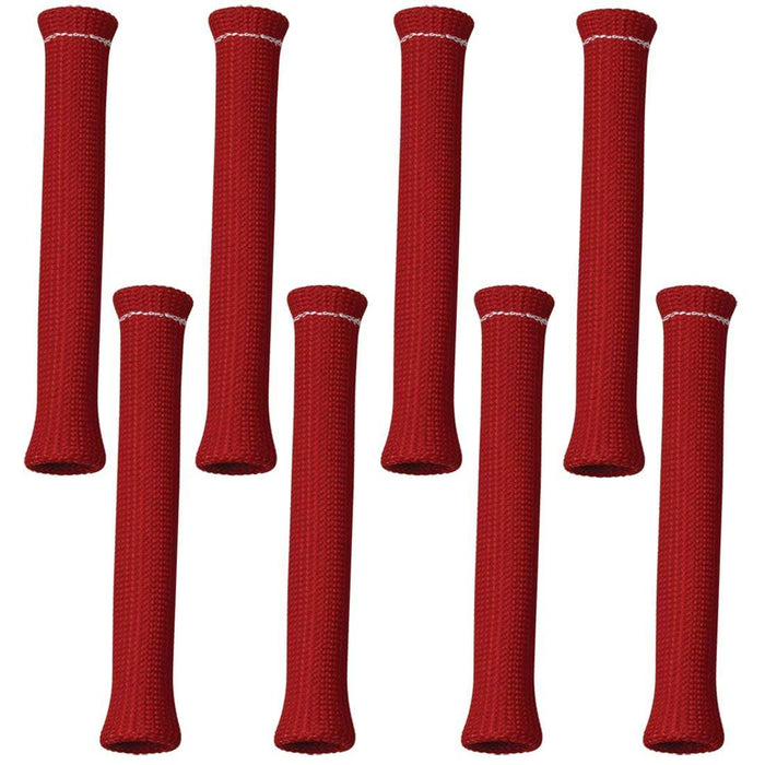 MOROSO 71972 Spk Plug Boot Protectors High Temp Red 8-Pack