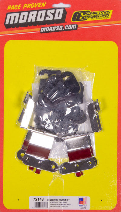 MOROSO 72143 Black Wire Loom Kit For SBC Center Bolt V/C