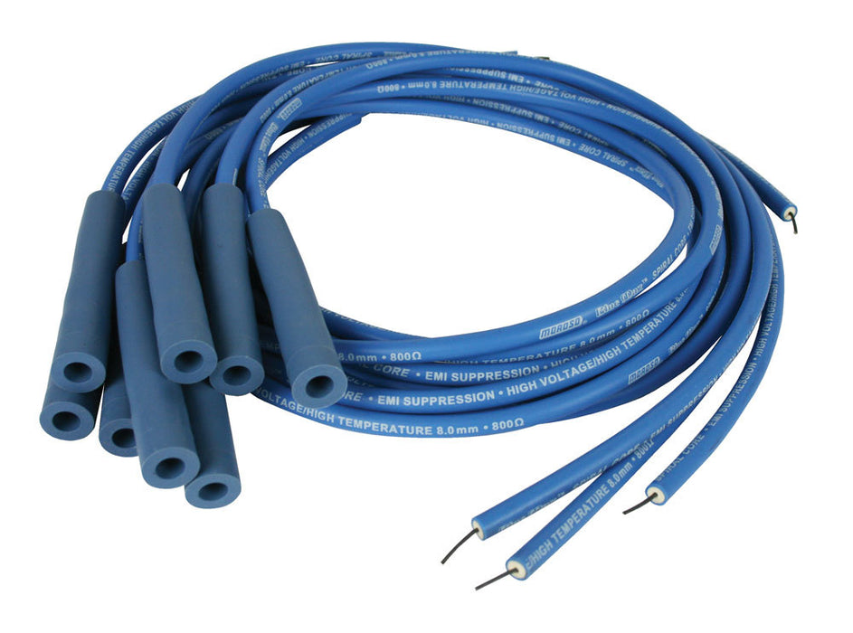 MOROSO 73226 Blue Max Ignition Wire Set - Blue