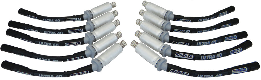 MOROSO 73512 Ultra 40 Plug Wire Set - Sleeved