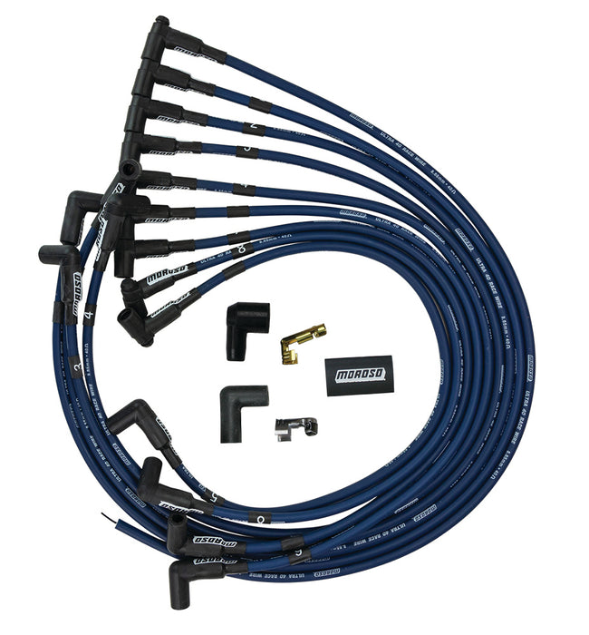 MOROSO 73666 Ultra 40 Plug Wire Set - Blue