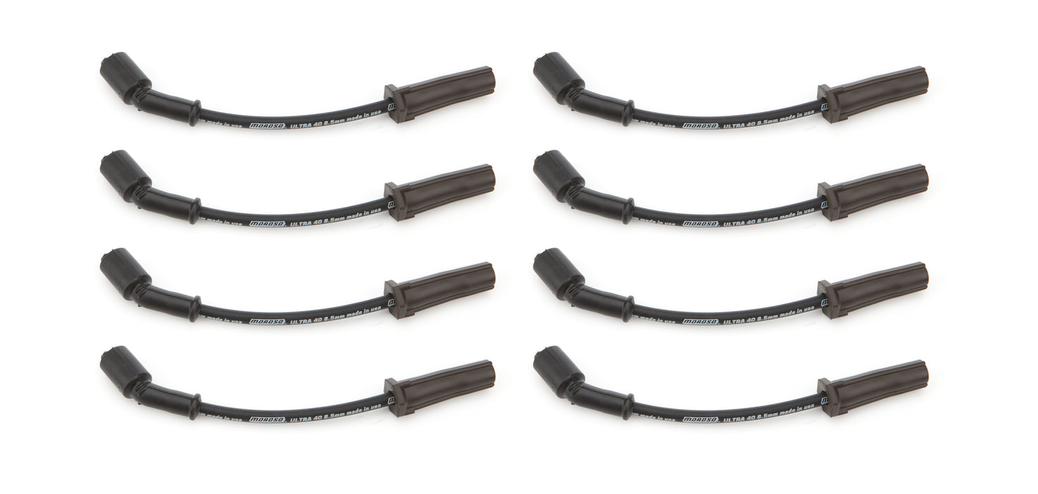 MOROSO 73745 Ultra 40 Wire Set 8.5mm GM LS/LT 9.75 Black