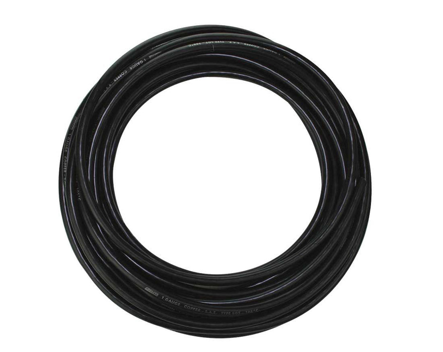 MOROSO 74071 1-Gauge Battery Cable 50ft w/Black Insulation