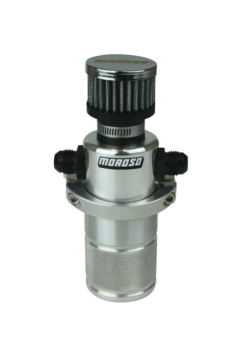 MOROSO 85396 Compact Breather Tank Billet Alm. Polished