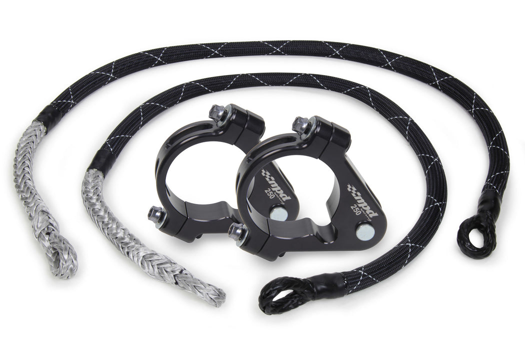 MPD RACING 10500 Axle Tether Pair With 2.5in Clamps