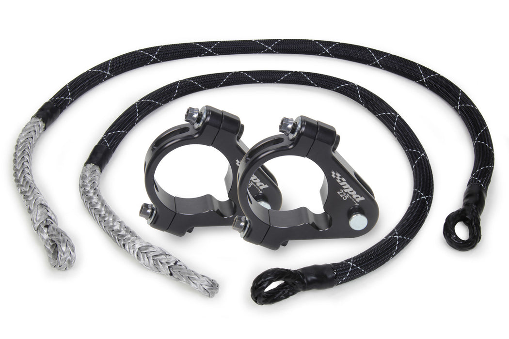 MPD RACING 10502 Axle Tether Pair With 2.25in Clamps
