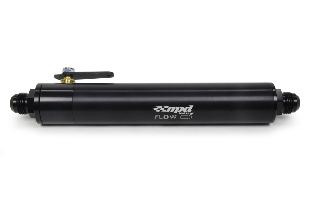 MPD RACING 72412 Fuel Filter -12 With Shut Off 100 Micron SS