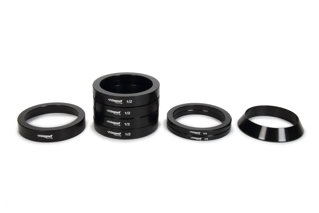 MPD RACING 87200-36 Axle Spacer System For Midget 36 Spline