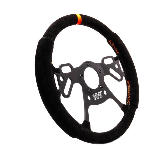 MPI USA MPI-DRG2-12 Drag Steering Wheel 12in Suede Pad Switch Holes