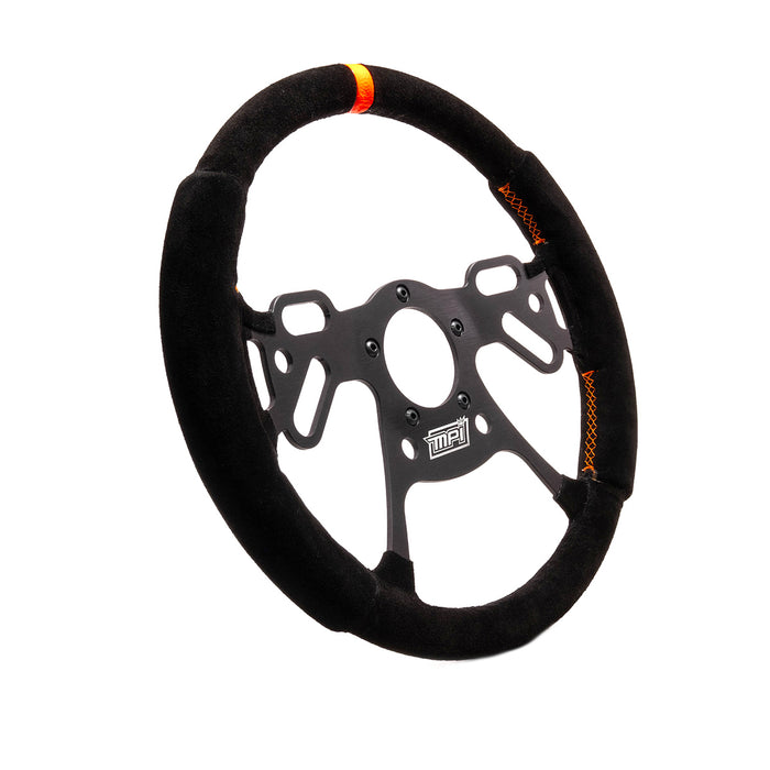 MPI USA MPI-DRG2-13 Drag Steering Wheel 13in Suede Pad Switch Holes