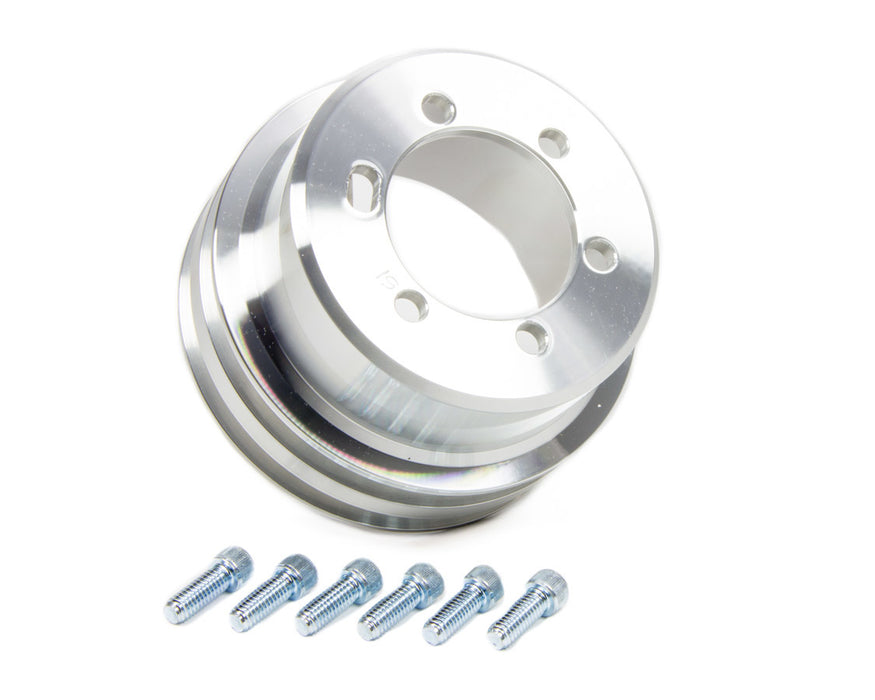 MARCH PERFORMANCE 10051 2-GROOVE CRANK PULLEY 5-1/4 383-440 V-BELT