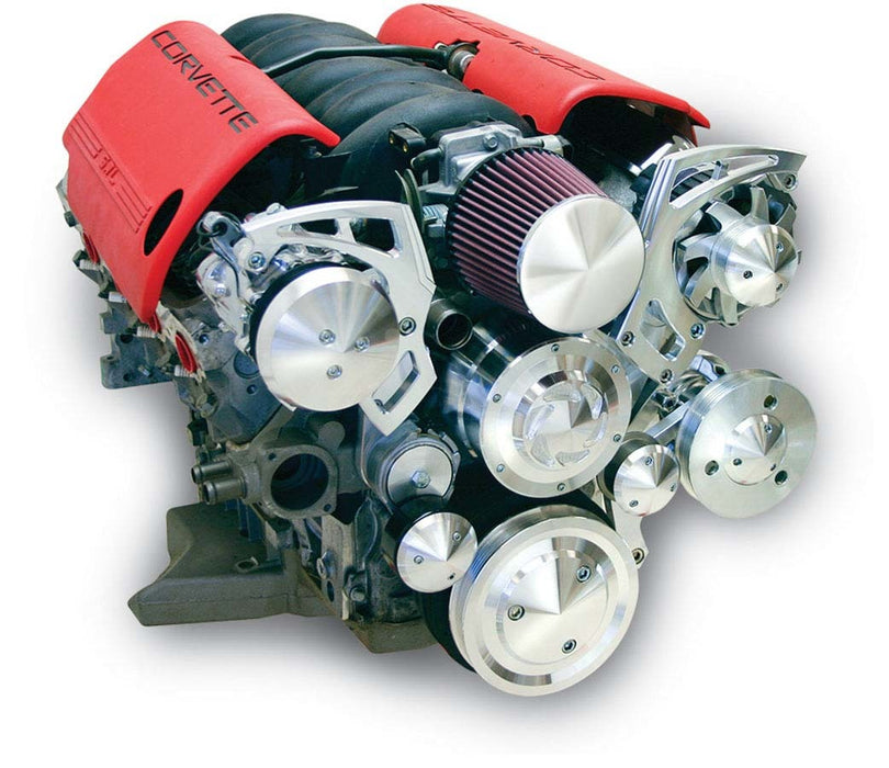 MARCH PERFORMANCE 20065 Serpentine Kit LS2 & LS7 LS1 Corvette