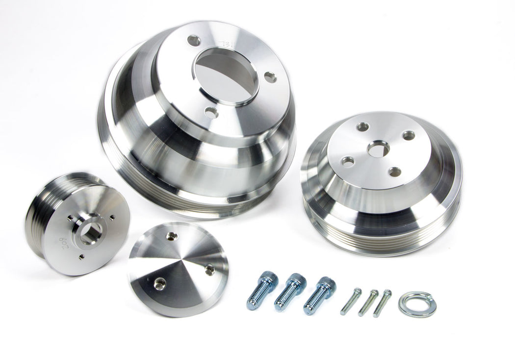 MARCH PERFORMANCE 7310 BBC Long w/p Serpentine Conversion Pulley Kit