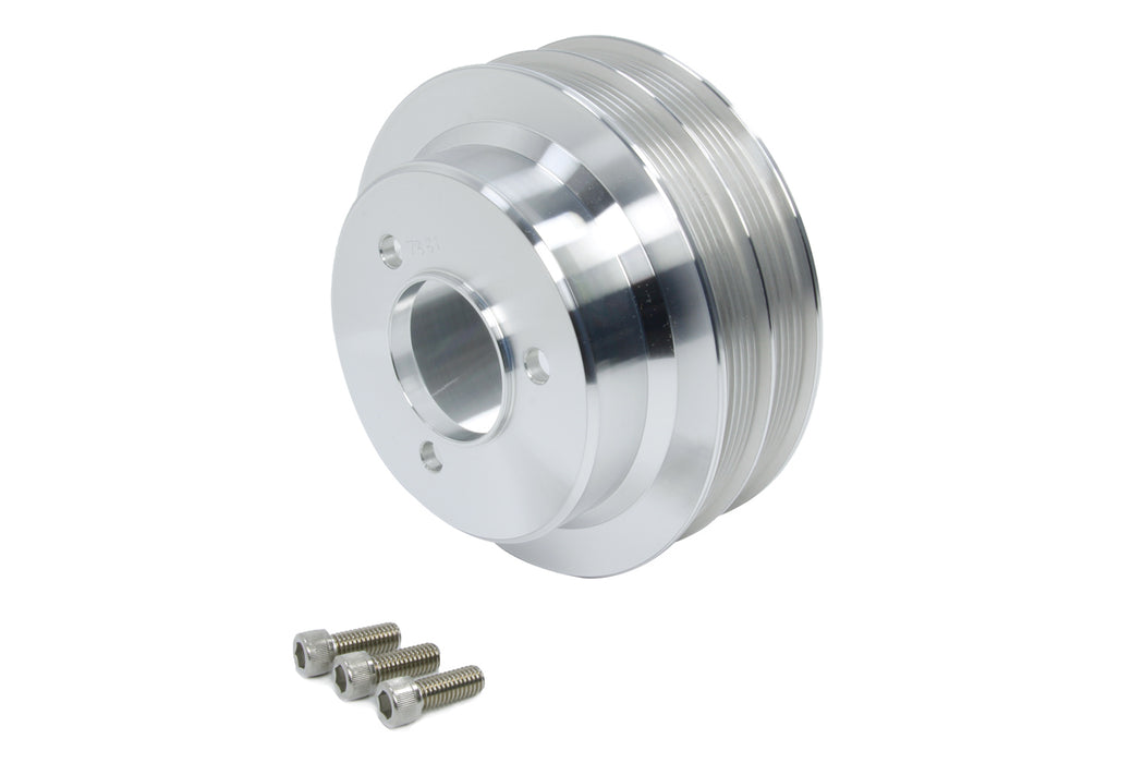MARCH PERFORMANCE 7331 BBC Crank Pulley Natural Serpentine